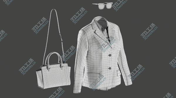 images/goods_img/20210312/3D Women's Blazer with Shirt, Bag and Sunglasses 13/5.jpg